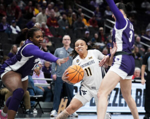 Harrison, Quinerly lead WVU past K-State and into Big 12 semifinals